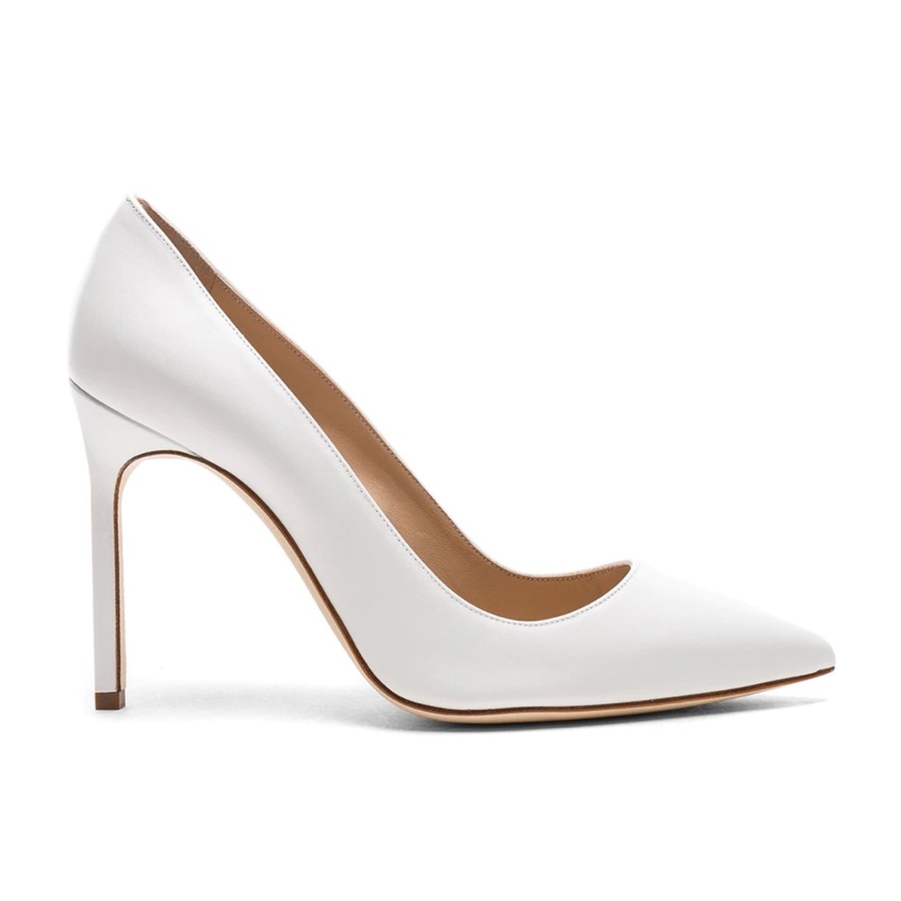Manolo Blahnik Leather BB 105 Heels